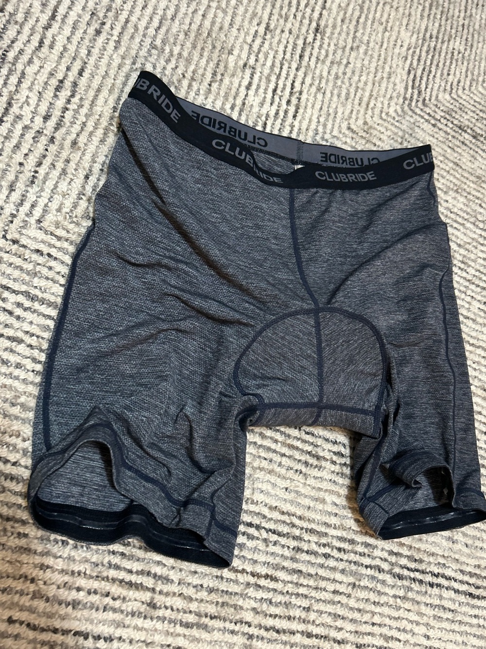 Club Ride Men's Padded Grey Cycling Shorts XL